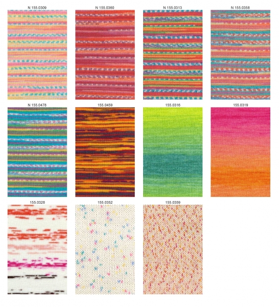 Merino 200 Bébé Color Farbe 0360 Merino 200 Bébé Color Farbe 0360