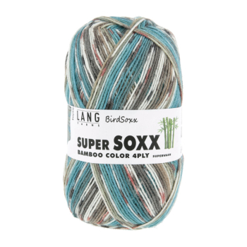Super Soxx Bamboo color 4-fach  Farbe 0512 -  BirdSoxx Starling