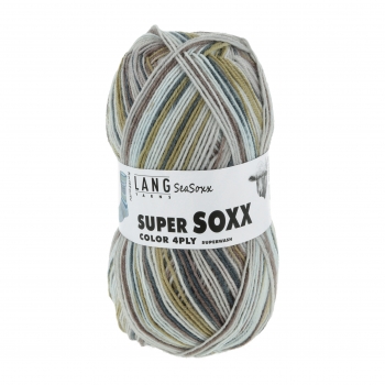 Super Soxx Color 4-fach  Farbe 0416 North Pacific