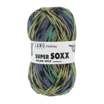 Super Soxx Color 4-fach  Farbe 0425  ZooSoxx  Tiger
