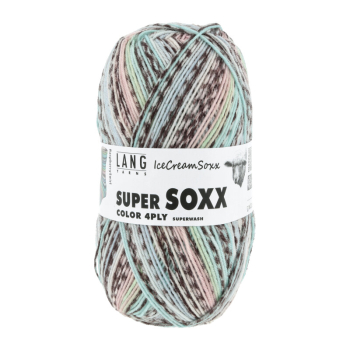 Super Soxx Color 4-fach  Farbe 0480  IceCreamSoxx RasperrySwirl