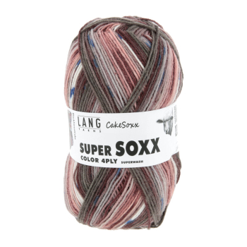Super Soxx Color 4-fach  Farbe 0545 - Cake Soxx BlackForestCake