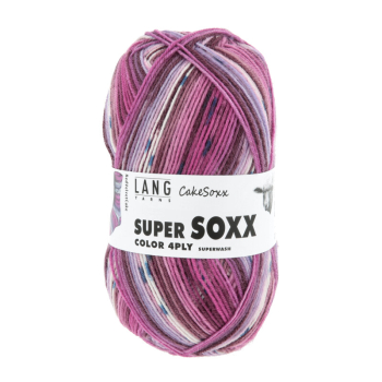 Super Soxx Color 4-fach  Farbe 0546 - Cake Soxx RedVelvetCake