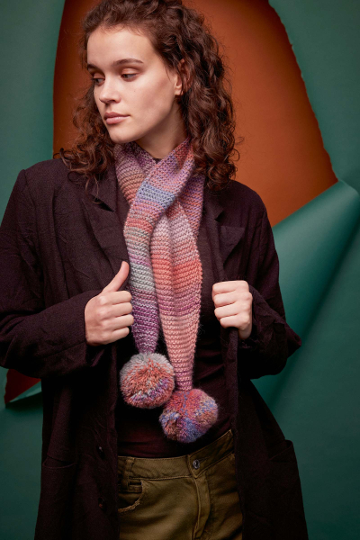 Strickset Schal Nena - Wolle und Anleitung