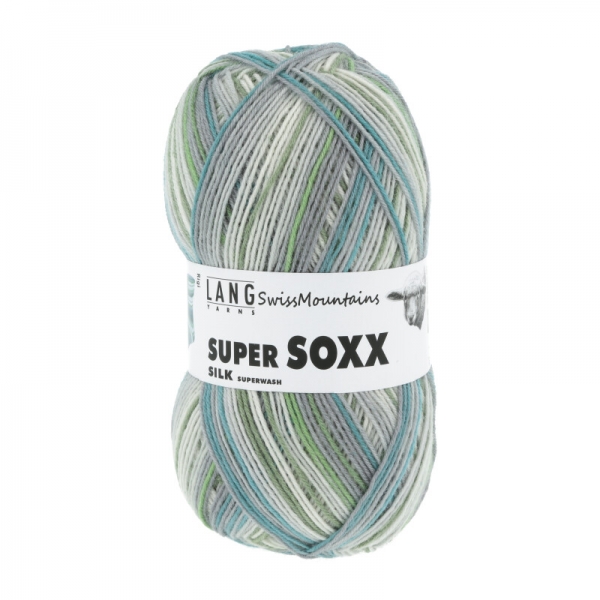 Super Soxx Silk Color 4-fach  Farbe 0408 Rigi