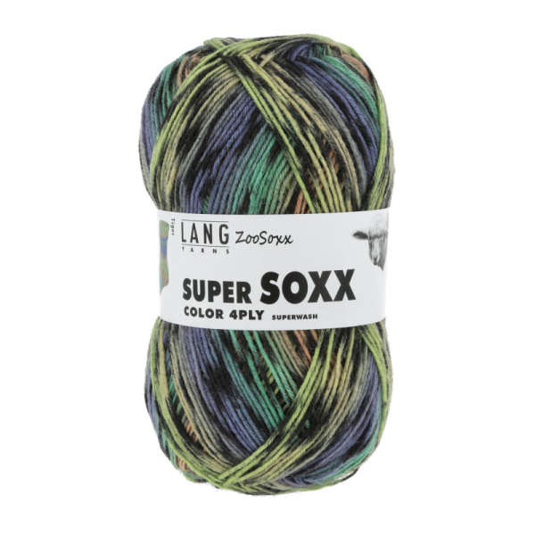 Super Soxx Color 4-fach  Farbe 0425  ZooSoxx  Tiger