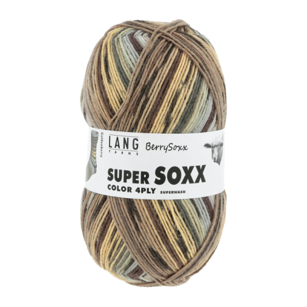 Super Soxx Color 4-fach  Farbe 0469  Berry Soxx  Goldenberry