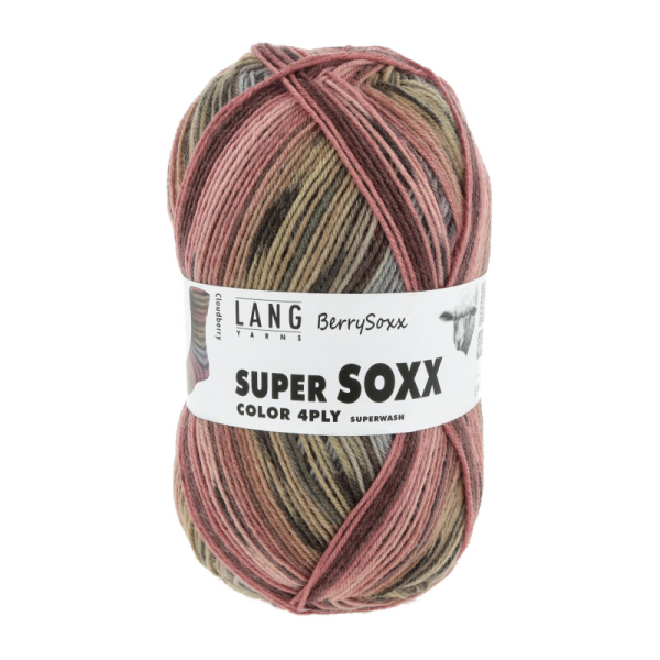 Super Soxx Color 4-fach  Farbe 0472  Berry Soxx  Cloudberry