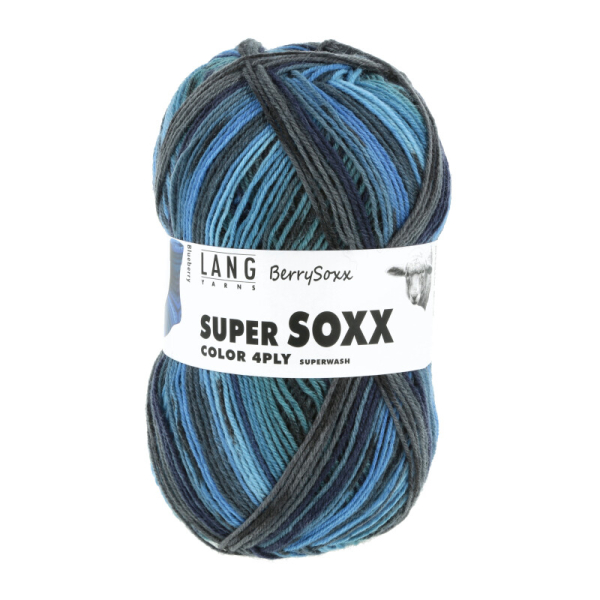 Super Soxx Color 4-fach  Farbe 0473  Berry Soxx  Blueberry