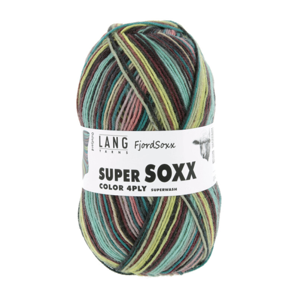 Super Soxx Color 4-fach  Farbe 0536 - Fjord Soxx Oslofjord