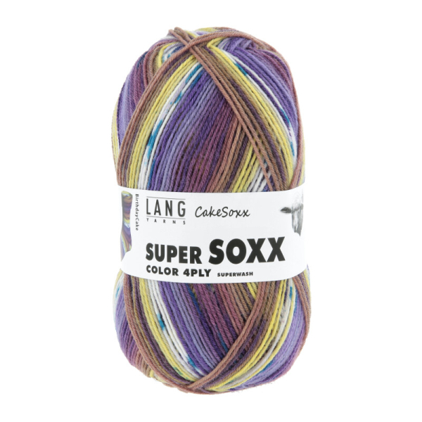 Super Soxx Color 4-fach  Farbe 0543 - Cake Soxx BirthdayCake