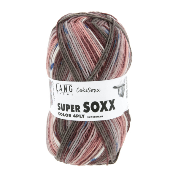 Super Soxx Color 4-fach  Farbe 0545 - Cake Soxx BlackForestCake