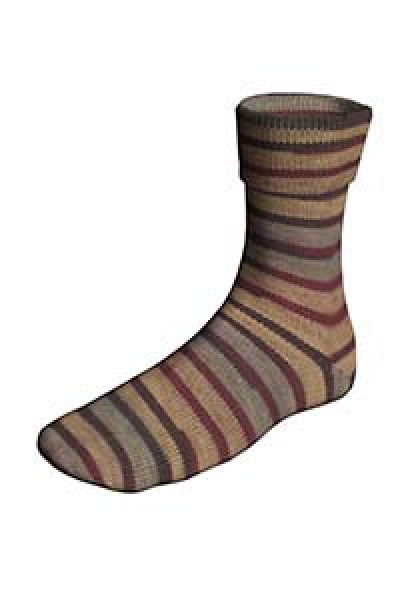 Super Soxx Color 4-fach  Farbe 0550 - PainterlySoxx Sienna