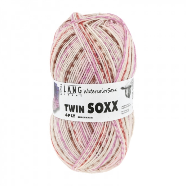 Twin Soxx 4-fach  Farbe 0457 Watercolor O'Keeffee